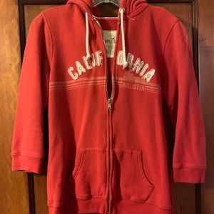 Hollister California Coral Sweatshirt XL Vintage